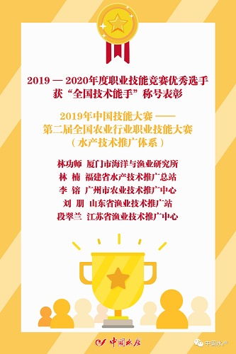 水產(chǎn)技術(shù)推廣新星閃耀，全國技術(shù)能手再添行業(yè)先鋒